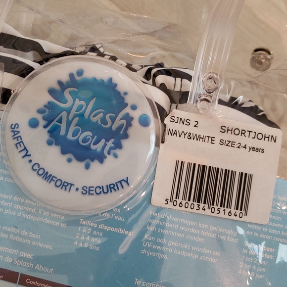 Splash About Short John Floatsuit 2T 4T - Picture 2 of 5
